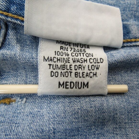 Vintage 90s Y2K NADA NUFF Womens Loose Wide Leg Carpenter Jeans DEADSTOCK Size M - Picture 10 of 11